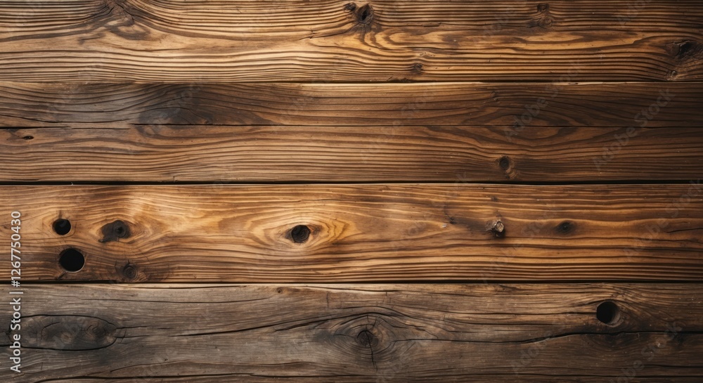Poster wooden plank texture background with natural grain patterns in warm tones ideal for rustic design pr