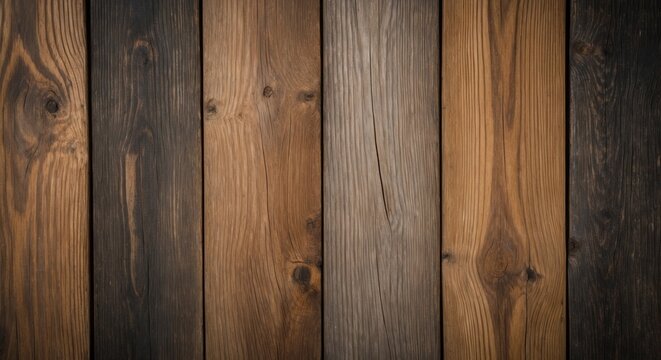 Wooden planks background with varied textures and colors arranged in parallel lines suitable for design purposes Copy Space