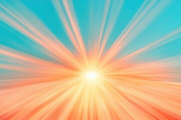 Obraz premium Abstract background with vibrant radiant light, explosion energy, power concept