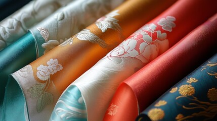 The Oriental connotation of exquisite costumes