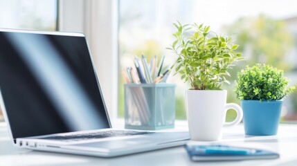 Enhance Productivity in Your Home Office with Eco-Friendly Decor and Modern Desk Essentials