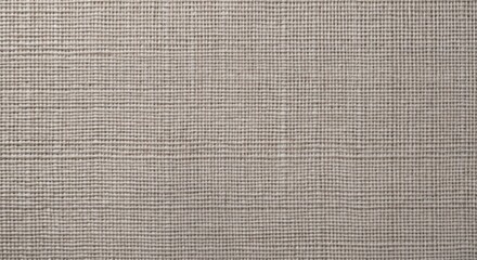 Fototapeta premium Textured linen fabric background in neutral tone with detailed weaving pattern suitable for design projects and presentations Copy Space