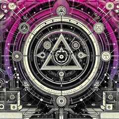 abstract technology background with gears