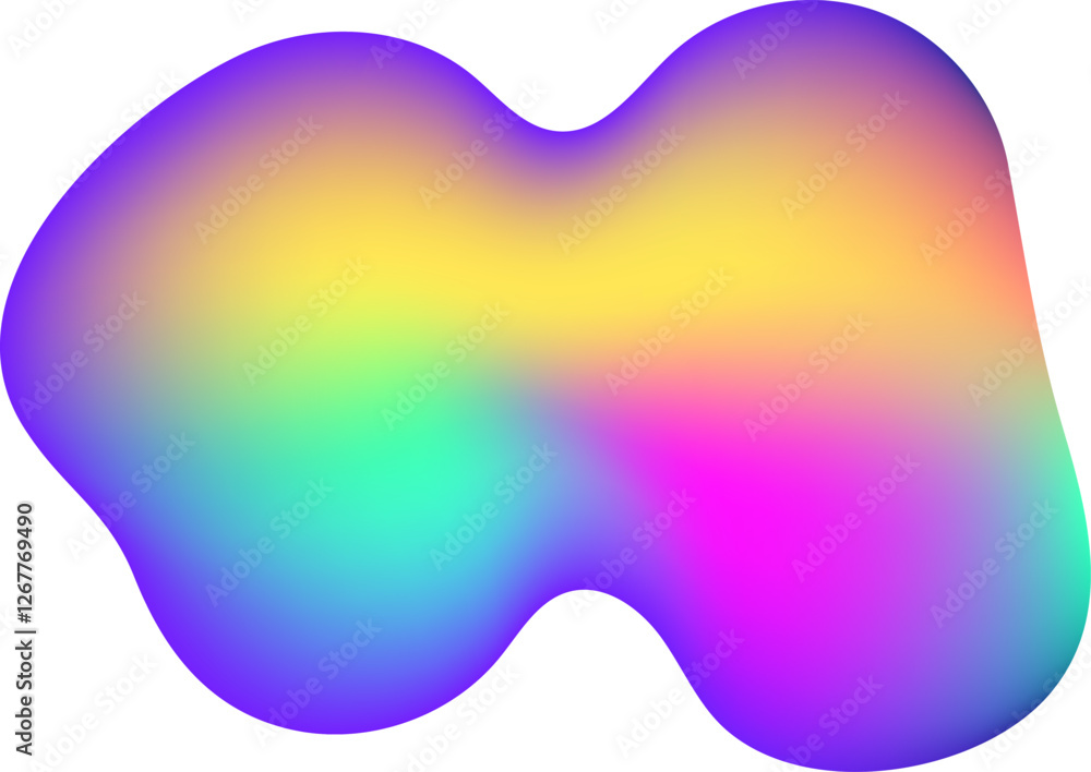 Poster colorful abstract background featuring flowing gradient shapes, creating a vibrant and dynamic desig