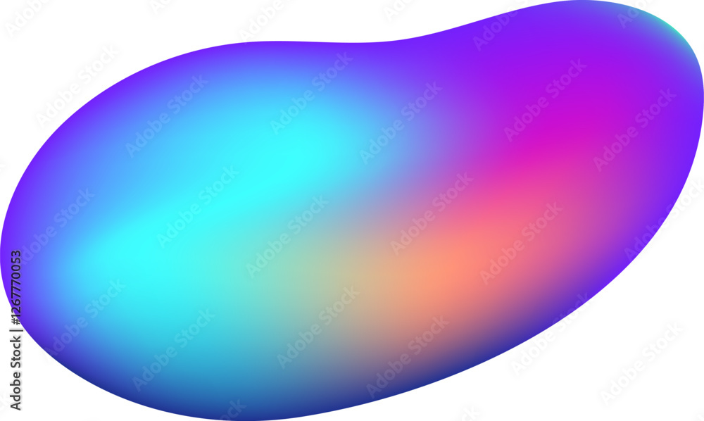 Poster smooth gradient background is blending multiple colors, creating a vibrant and modern aesthetic, per