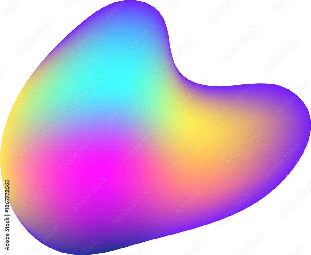 Poster colorful gradient background blending seamlessly, creating a visually striking and contemporary desi