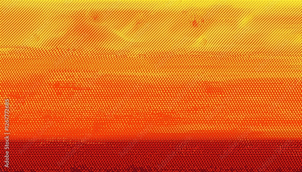 Poster a yellow and orange halftone dots texture ideal for use as a background image or to add graphic text