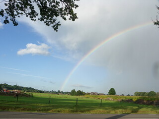 The raibow. Storm vs Calm. Vaassen, Holland