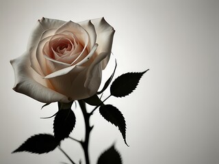 A delicate rose