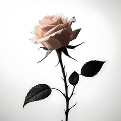 A delicate rose