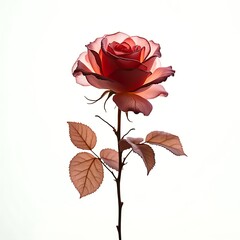 A delicate rose