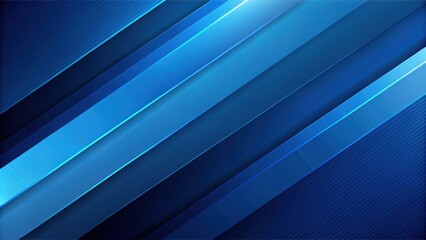 Obraz premium Abstract Geometric Pattern of Intersecting Diagonal Lines in Various Shades of Blue