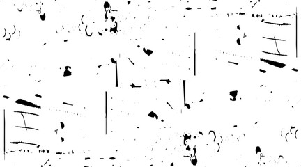 Overlay Distress grain monochrome design. Stylish modern background for different print products. Grunge texture white and black. Sketch abstract to Create Distressed Effect. Vector illustration