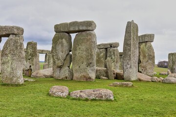 rear of Stonehenge - Salisbury - Wiltshire - united kingdom