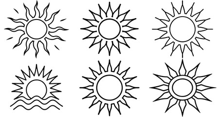 Stsun Coloring Page Printable Line Art Drawing