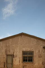 casa abandonada en mina humberstone chile,