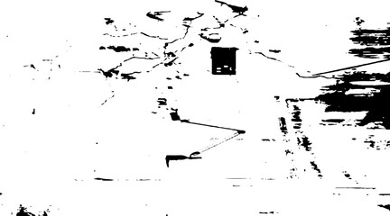 Overlay Distress grain monochrome design. Stylish modern background for different print products. Grunge texture white and black. Sketch abstract to Create Distressed Effect. Vector illustration