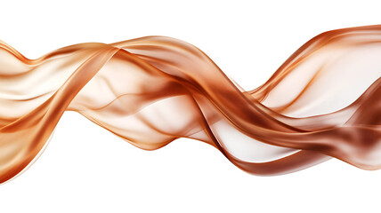 brown fabric floating