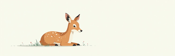 A Chinese Water Deer Rests Alone On A Clean White Surface In A Serene And Isolated Environment Without Distraction Nearby. 00001