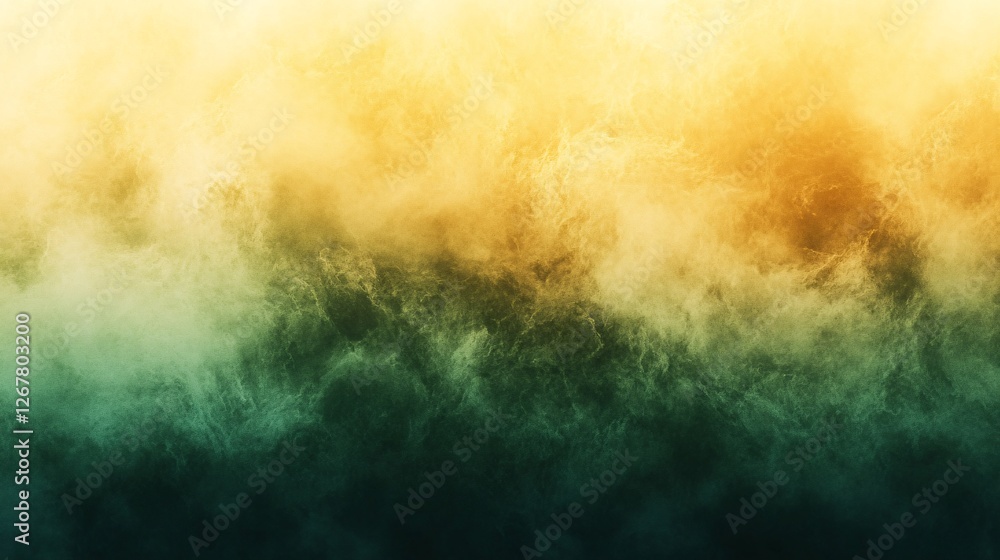 Poster a vibrant abstract background featuring a gradient of warm yellow and cool green hues, creating a te