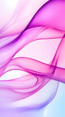 Violet and rose waves intertwine, creating a calm and elegant display