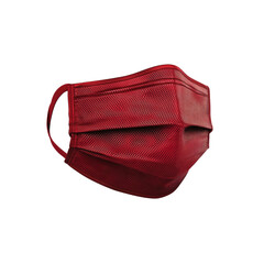 Red Disposable Face Mask - Protective and Stylish
