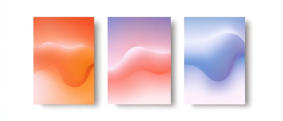 abstract background with blurred wavy shapes