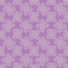 Vintage seamless floral pattern. Liberty style background of small coral pink flowers. Small flowers scattered over a beige background. Stock vector for printing on surfaces. Realistic plant flowers.