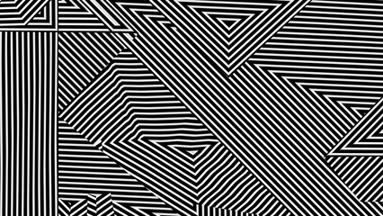 Abstract background with black and white stripes .Background in UHD format 3840x2160. 