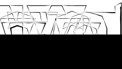 Abstract background with black and white stripes .Background in UHD format 3840x2160. 