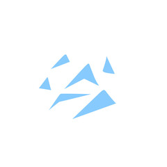 broken glass vector illustration