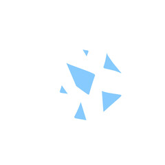 broken glass vector illustration