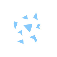 broken glass vector illustration