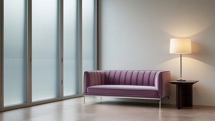 modern living room with sofa