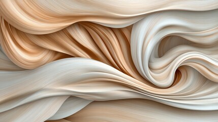 Silken Flow &ndash; Minimalist Abstract Texture  .