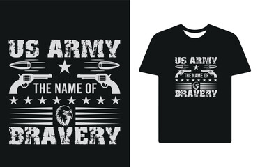 US ARMY T SHIRT DESIGN GRUNGE