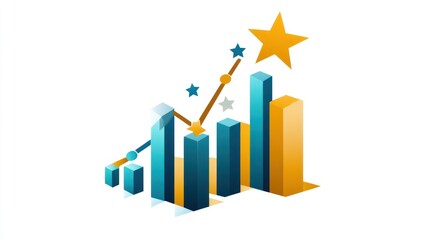Abstract graphic of business growth
