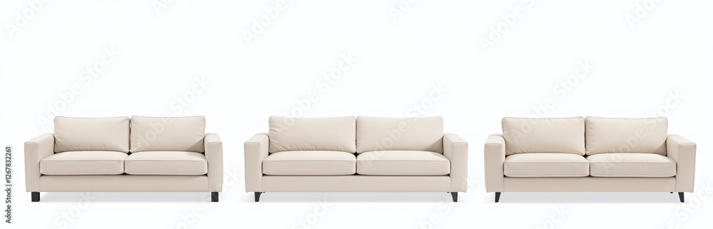 Aufkleber modern sofa designs are showcased in a collective display against a neutral white backdrop for easy 