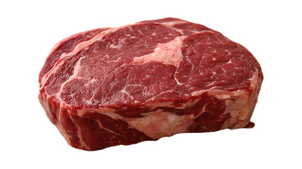 Fototapeta premium raw beef steak on transparent background