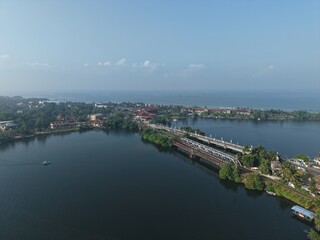 &ldquo;Aerial Drone Footage of Benthota bridge, Sri Lanka &ndash; Tropical Island & Ocean Waves in 4