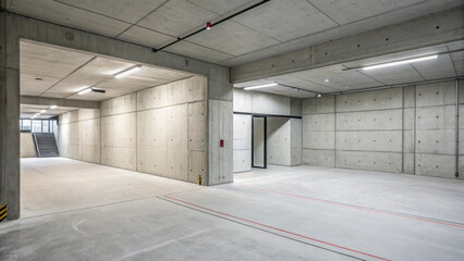 empty parking garage