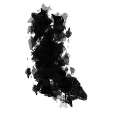 png brushed black ink abstract element