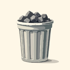 Trash Can Cubes