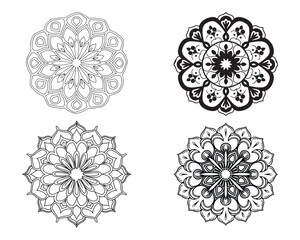 Stunning Mandala Vector Bundle - Perfect for Graphic Design, Coloring, and More