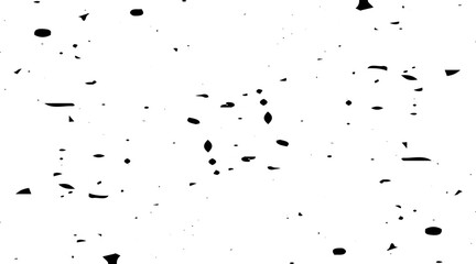 Dirty monochrome pattern of the old worn surface. Grunge background of black and white. Abstract illustration texture of cracks, chips, dot.
