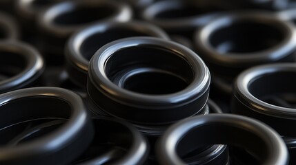 The Beauty of Order in Black Circles