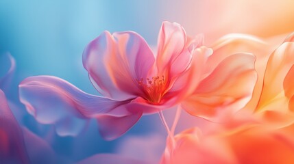 Obraz premium Blooming soft and graceful flowers