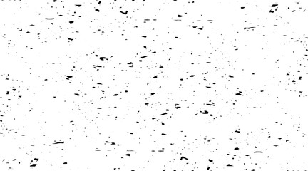 Dirty monochrome pattern of the old worn surface. Grunge background of black and white. Abstract illustration texture of cracks, chips, dot.