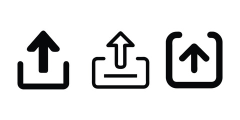 Upload download cloud arrow. Line style. Download cloud computing outline and filled vector sign