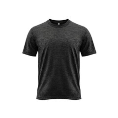 Charcoal Grey Heather T-Shirt Mockup - Front View